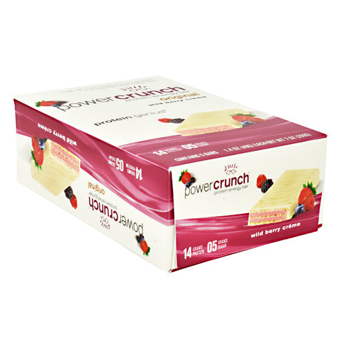 Power Crunch Power Crunch - Wild Berry Creme - 5 Bars - 644225730078