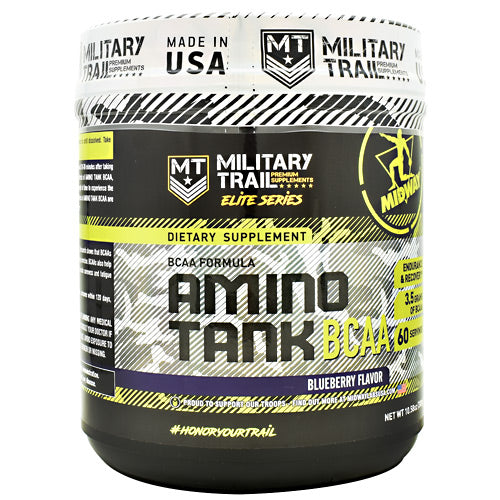 Midway Labs Elite Series Amino Tank BCAA - Blueberry - 60 Servings - 813236024739