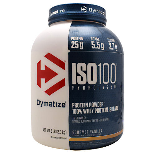 Dymatize ISO100 - Gourmet Vanilla - 5 lb - 705016353217