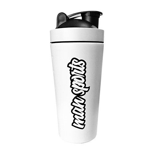 MAN Sports Metal Shaker - White - 1 ea - 853360006645