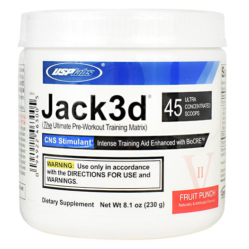 USP Labs Jack3d - Fruit Punch - 45 Servings - 094922463005