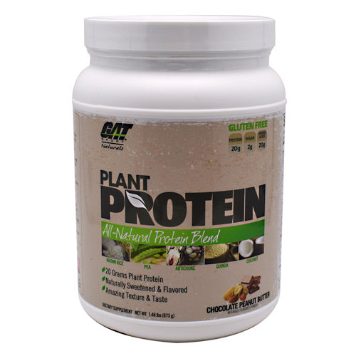 GAT Naturals Plant Protein - Chocolate Peanut Butter - 1.48 lb - 816170021536