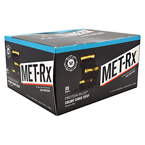 Met-Rx USA Protein Plus Protein Bar - Creamy Cookie Crisp - 9 Bars - 786560557153