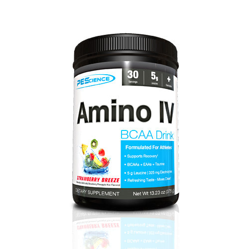 PEScience Amino IV - Strawberry Breeze - 30 Servings - 040232199684