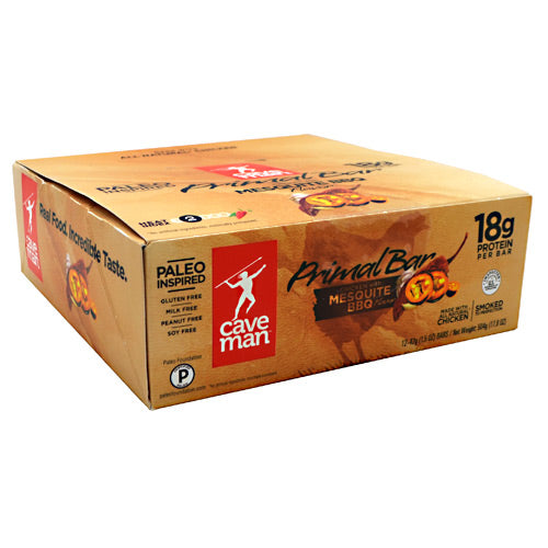 Caveman Foods Primal Bar - Mesquite BBQ - 12 Bars - 858133006020