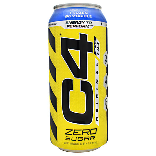 Cellucor Original C4 On the Go - Sparkling Frozen Bombsicle - 12 Cans - 842595106602