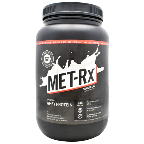 Met-Rx USA Natural Whey Protein - Vanilla - 2 lb - 786560177702