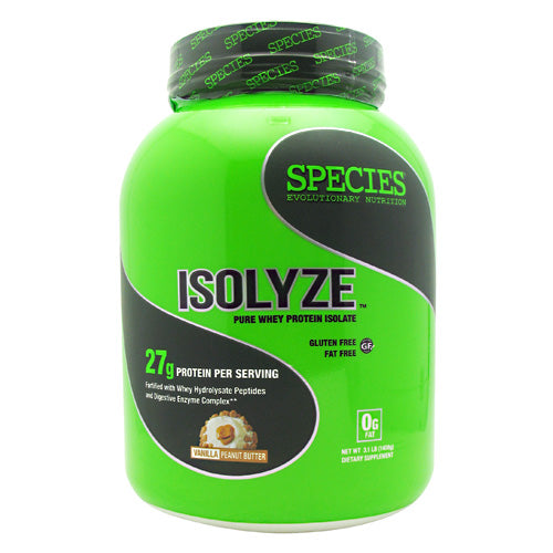 Species Nutrition Isolyze - Vanilla Peanut Butter - 44 Servings - 855438005680