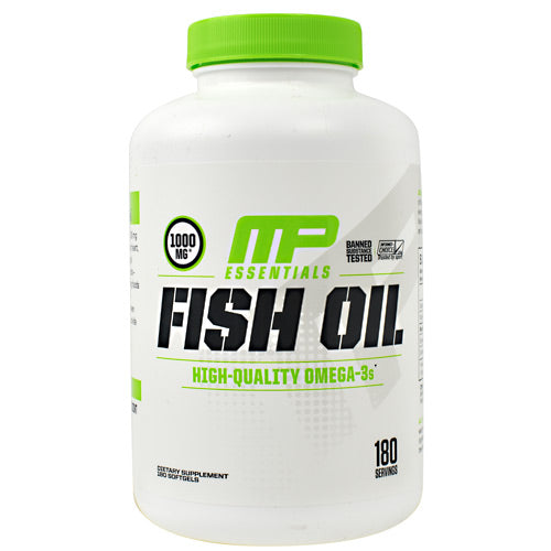 MusclePharm Essentials Fish Oil - 180 Softgels - 851387008246