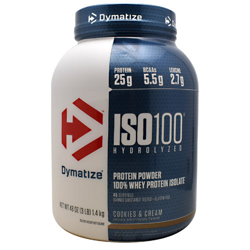 Dymatize ISO100 - Cookies & Cream - 3 lb - 705016353125