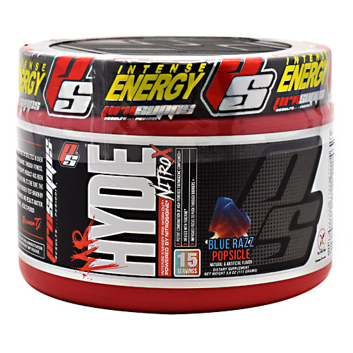 Pro Supps Mr. Hyde Nitro X - Blue Razz Popsicle - 15 Servings - 818253021884