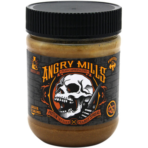 Sinister Labs Non-Caffeinated Angry Mills Peanut Spread - Killer Caramel - 12 oz - 853698007055