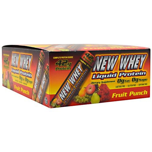 New Whey Nutrition New Whey Liquid Protein - Fruit Punch - 12 ea - 675941001548