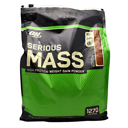 Optimum Nutrition Serious Mass - Chocolate Peanut Butter - 12 lb - 748927052572