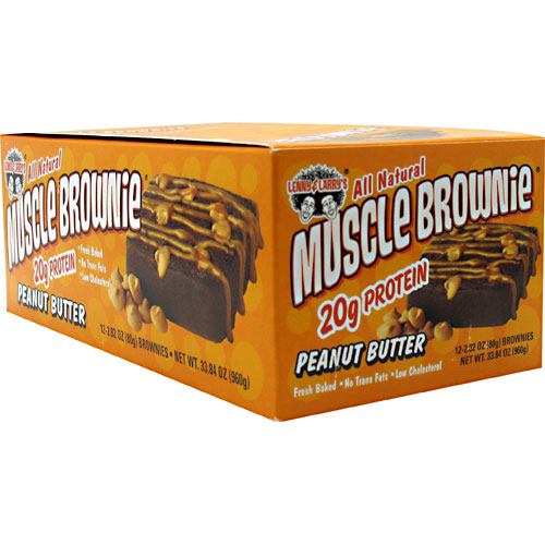 Lenny & Larrys Muscle Brownies - Peanut Butter - 12 ea - 787692835171