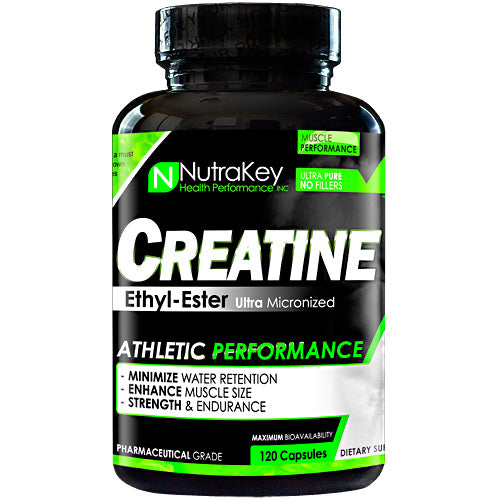 Nutrakey Creatine Ethyl Ester - 120 Capsules - 045635774612