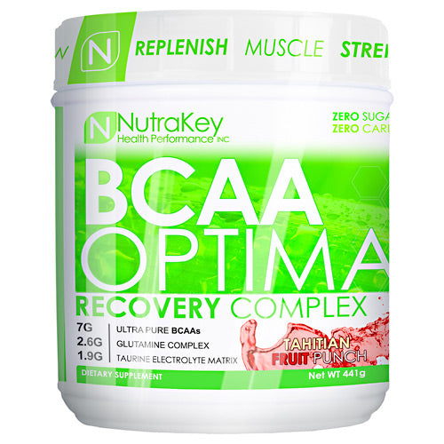 Nutrakey BCAA Optima - Tahitian Fruit Punch - 30 Servings - 851090006027