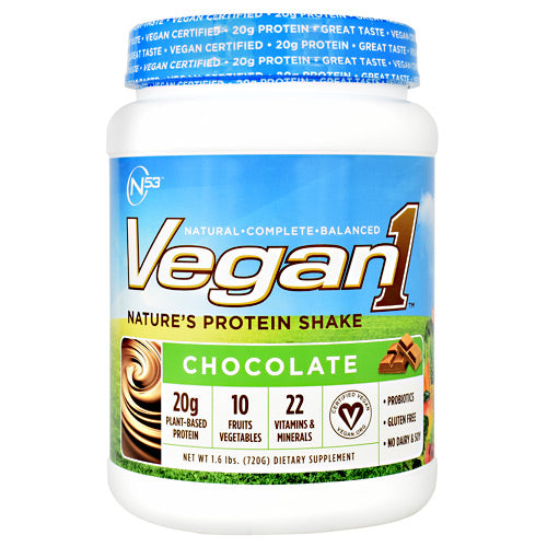 Nutrition 53 Vegan1 - Chocolate - 15 Servings - 810033011467