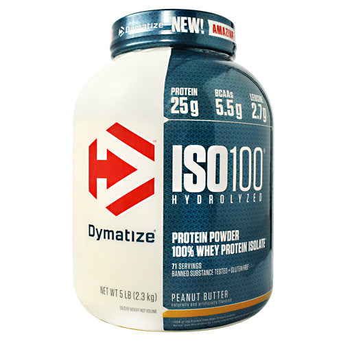 Dymatize ISO100 - Peanut Butter - 5 lb - 705016353545