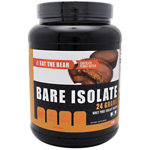 Eat The Bear Bare Isolate - Chocolate Peanut Butter - 2 lb - 793573151117