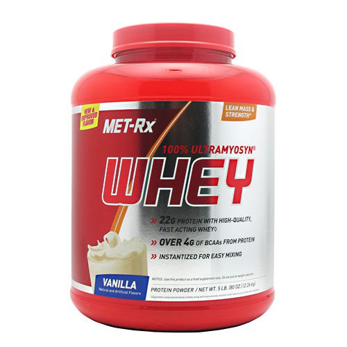 Met-Rx USA Ultramyosyn Whey Protein - Vanilla - 5 lb - 786560546522