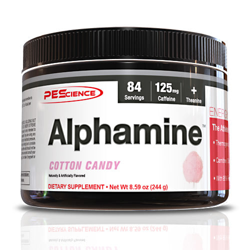 PEScience Alphamine - Cotton Candy - 84 Servings - 040232199752