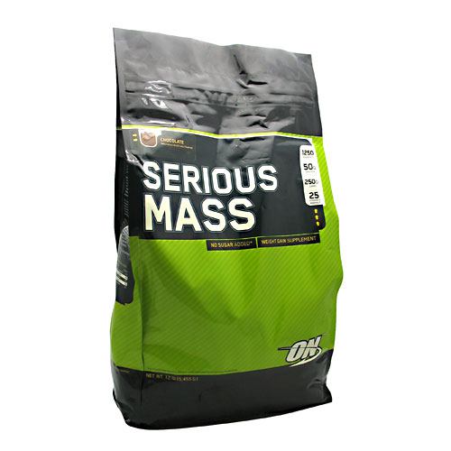 Optimum Nutrition Serious Mass - Chocolate - 12 lb - 748927023800