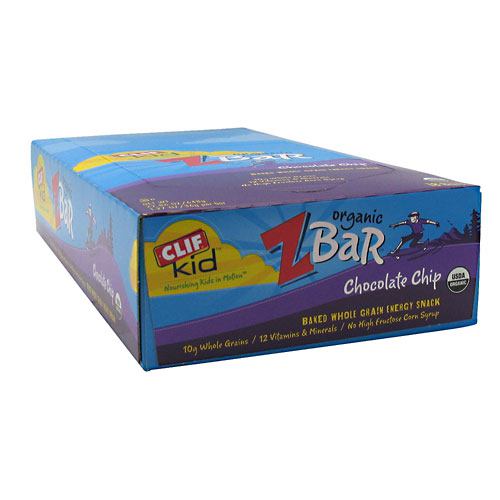 Clif Bar Kid Organic Zbar - Chocolate Chip - 18 Bars - 722252191847