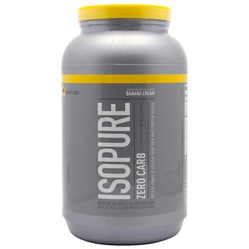 Natures Best Zero Carb Isopure - Banana Cream - 3 lb - 089094022273