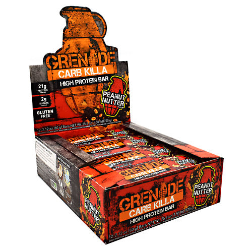 Grenade Carb Killa - Peanut Nutter - 12 Bars - 847534003165