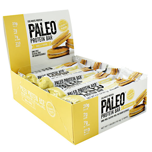 Julian Bakery Paleo Protein Bar - Vanilla Cookie - 12 Bars - 813926003747