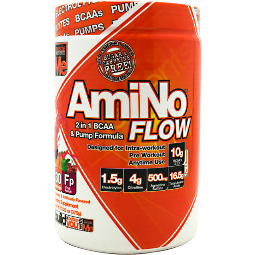 Muscle Elements AmiNo Flow - Fruit Punch - 30 Servings - 811123023001