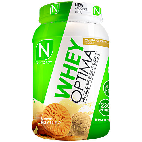 Nutrakey Whey Optima - Vanilla Ice Cream Cookie - 30 Servings - 851090006218