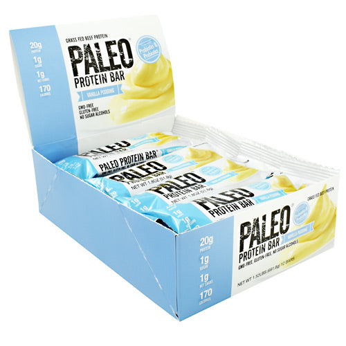 Julian Bakery Paleo  Protein Bar - Vanilla Pudding - 12 Bars - 813926003372