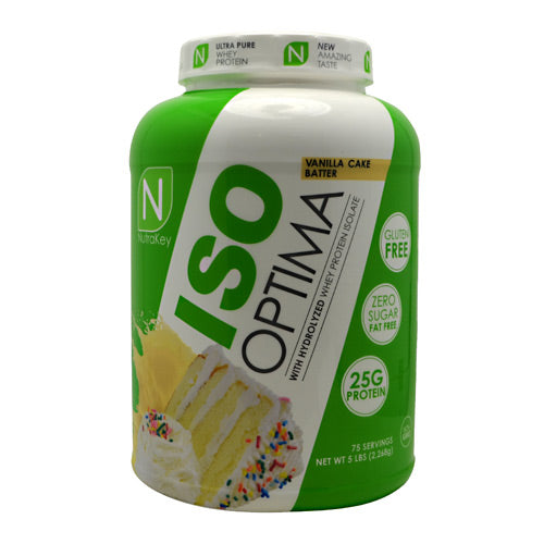 Nutrakey Iso Optima - Vanilla Cake Batter - 5 lb - 851090006393