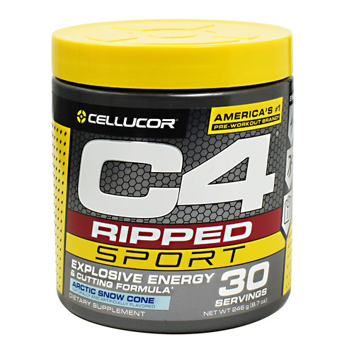 Cellucor C4 Ripped Sport - Arctic Snow Cone - 30 Servings - 842595105346