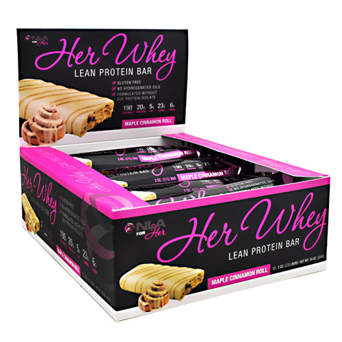 NLA For Her Her Whey Bar - Maple Cinnamon Roll - 12 Bars - 757440323694