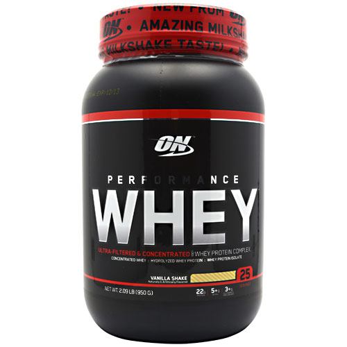 Optimum Nutrition Performance Whey - Vanilla Shake - 2.09 lb - 748927023978