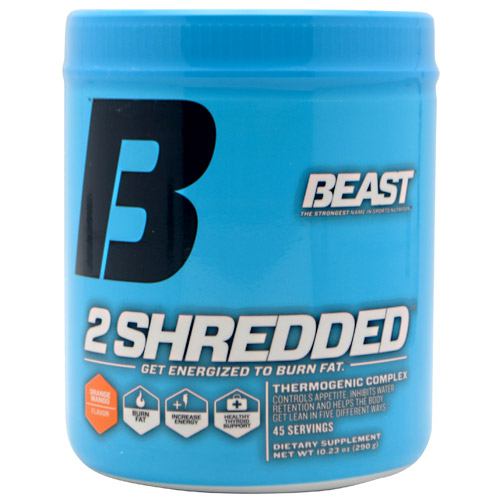 Beast Sports Nutrition 2 Shredded - Orange Mango - 45 Servings - 631312707013